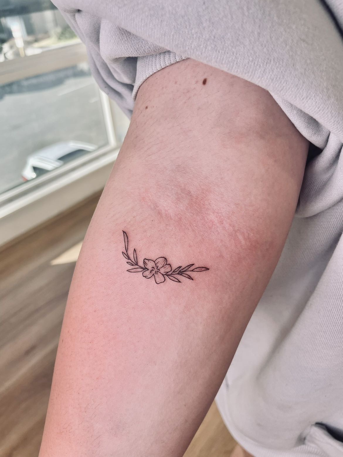 Fine line tattoo portfolio piece 1