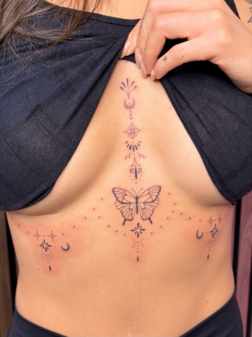 Fine line tattoo Perth - delicate design by The Evie Edit