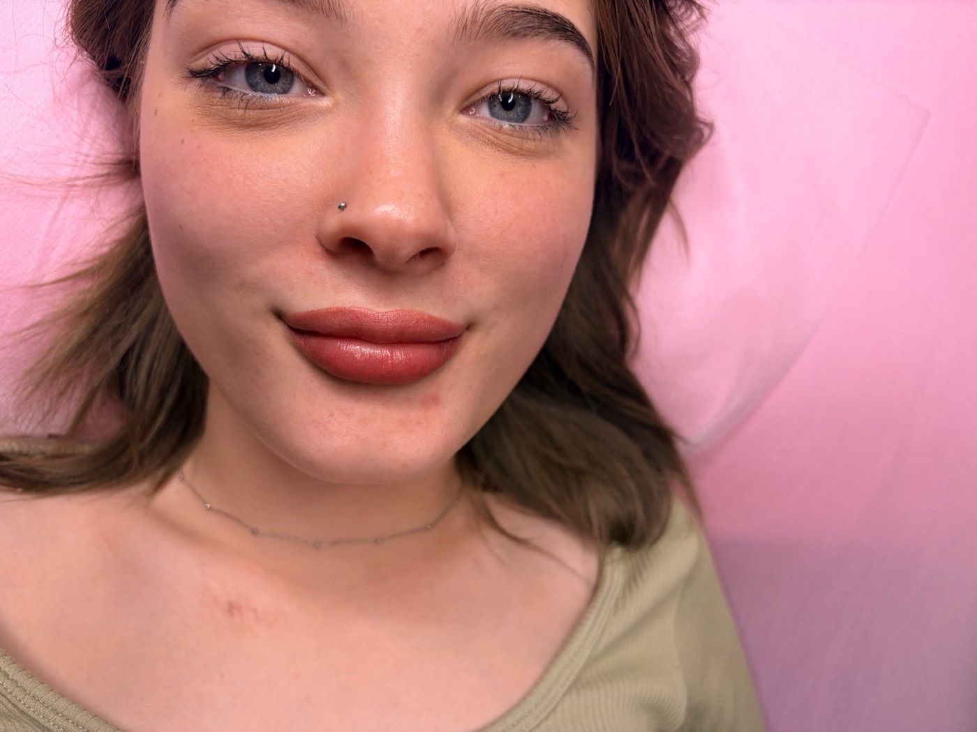 Lip blushing Perth - natural lip enhancement result at The Evie Edit